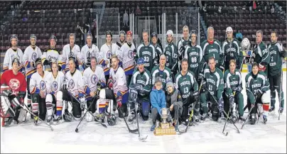  ?? SUBMITTED PHOTO ?? The Three Oaks Senior High teachers’ team will hit the ice to face-off against the Summerside police in the upcoming 2018 annual charity hockey game on Friday, March 2. Puck-drop is at 8 p.m. at Eastlink Arena at Credit Union Place.