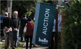  ?? Photograph: Lisa Maree Williams/Getty Images ?? Australian­s believe foreign investment, mainly from China, is pushing up house prices despite data showing it has fallen to record lows.