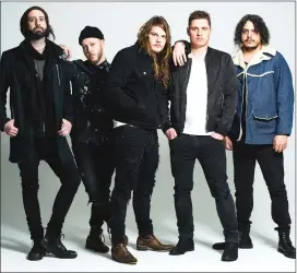  ?? Photo courtesy of Rob Blackham ?? The Glorious Sons perform at the Enmax Centre Tuesday with The Beaches.