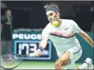  ?? FOTO: EFE ?? Federer en una subida a la red