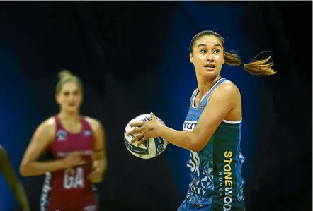  ??  ?? Maria Tutaia’s contract with the Mystics allows her to take a break from netball.