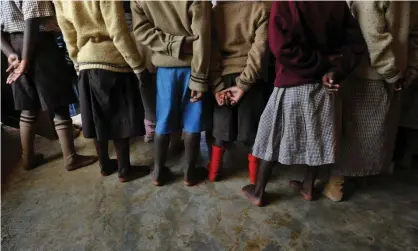  ??  ?? Trace Kenya’s Paul Adhoch: ‘Gifts and privileges makes the children feel privileged, until it dawns on them that they are actually victims of abuse.’ Photograph: Roberto Schmidt/AFP/Getty