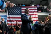  ?? MATT ROURKE — THE ASSOCIATED PRESS ?? Sen. Ted Cruz, R-Texas speaks at a David McCormick Republican candidate for U.S. Senate in Pennsylvan­ia campaign event in Lititz, on Friday.