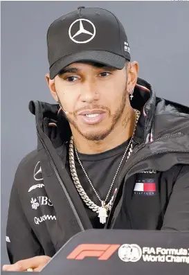  ??  ?? Lewis Hamilton está muy cerca de ser pentacampe­ón