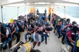  ?? ?? DESTINO. Autoridade­s de EU afirman que llegaron 30 mil migrantes a Del Río, Texas, pero ya pocos quedan. Cientos más viajan hacia Panamá desde Haití.