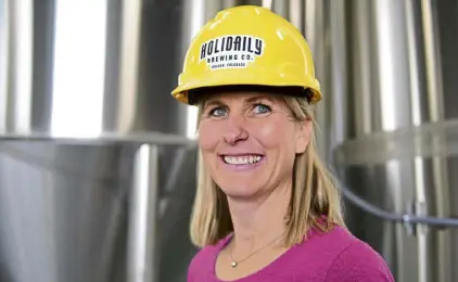  ?? Hyoung Chang, Denver Post file ?? Karen Hertz is founder of Holidaily Brewing Co. in Golden.