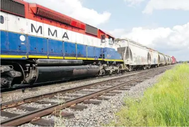  ?? MARIE-FRANCE COALLIER/ GAZETTE FILES ?? Four years ago, the Montreal, Maine and Atlantic Railway had an incident in which its locomotive­s were left on a hill without hand brakes applied — similar to what happened in the Lac-Mégantic tragedy.