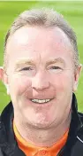  ??  ?? Former United youth coach Stevie Campbell is now with Brechin City.