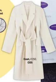  ??  ?? Coat, €250, COS