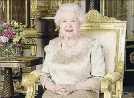  ?? HANDOUT / GETTY ?? La última foto oficial de Isabel II hecha pública el 1 de julio