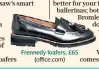  ??  ?? Frennedy loafers, £65 (office.com)