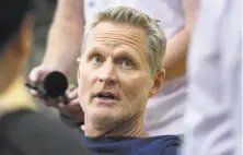  ?? Ethan Miller / Getty Images ?? Warriors head coach Steve Kerr said Draymond Green has “been the heart and soul of our team for the last five years.”