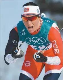  ?? CHRISTOF STACHE AGENCE FRANCE-PRESSE ?? Marit Björgen a établi un nouveau record de médailles dans l’histoire des JO d’hiver en décrochant avec la Norvège le bronze du sprint par équipes de ski de fond.