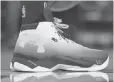  ?? THEARON W. HENDERSON, GETTY IMAGES ?? The Under Armour sneakers worn by Stephen Curry of the Golden State Warriors.