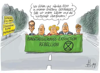  ??  ?? Entschloss­ene Blockade