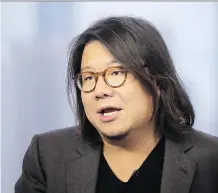  ?? VINCENT YU/THE ASSOCIATED PRESS ?? Author Kevin Kwan was born in Singapore, but has lived in the United States since he was 11 years old.