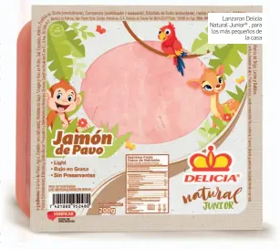  ??  ?? Lanzaron Delicia Natural Junior® , para los más pequeños de
la casa