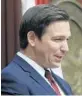  ?? STEVE CANNON/AP ?? Gov. DeSantis delivers his State of the State address.