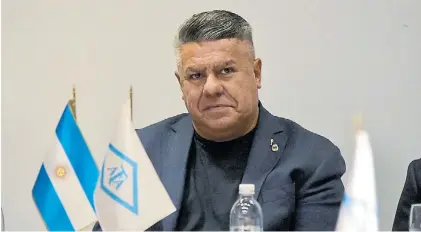  ?? ?? Festeja la AFA. Su presidente, Claudio Tapia, se mostró en contra de las Sociedades Anónimas Deportivas.