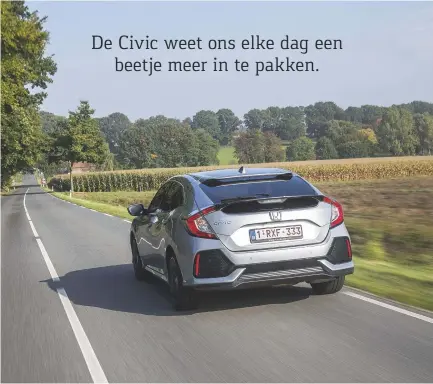  ??  ?? Heerlijke motor, geweldige versnellin­gsbak