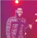  ?? NOAM GALAI GETTY IMAGES FOR SPOTIFY ?? Singer Khalid performs at the Scotabank Arena on Tuesday and Wednesday with special guest Clairo.