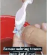  ??  ?? Semua sekring tanam juga ikut dicuci