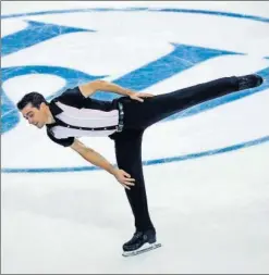  ??  ?? EN EL HIELO. Javi Fernández, durante la final del Grand Prix.