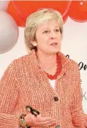  ?? ?? Maidenhead MP Theresa May officially opened MyWorkSpor­t’s new York House base. Ref:134981-59