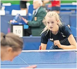  ?? PICTURE: PAUL WALKER ?? Talented Rebecca has played her way right to the very top of the Scottish rankings