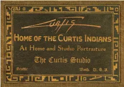  ??  ?? The Curtis Studio, Seattle, vintage sticker, 2 x 3”