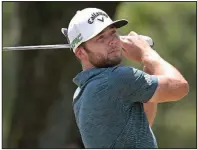  ?? (AP/Phelan M. Ebenhack) ?? Sam Burns shot a 3-under 68 in the final round Sunday and won the Valspar Championsh­ip in Palm Harbor, Fla. It was Burns’ first PGA title.