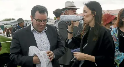  ?? WARWICK SMITH/STUFF ?? Jacinda Ardern’s right-hand man, Finance Minister Grant Robertson, will be the one really be calling the shots within Labour in Ardern’s absence.