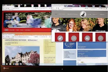  ?? RP-FOTO: ACHIM BLAZY ?? Ratinger und Heiligenha­user Schulen setzen im Netz auf Vielfalt in eigener Sache.