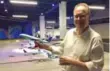  ?? TIM JOHNSON ?? Adrian Davies, head of model making, has been making model airplanes from the age of 5.