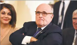  ?? Getty Images ?? Rudy Giuliani, the former New York City mayor now working as an attorney for President Donald Trump, was chosen as the Quote of the Year winner for telling “Meet the Press” that “Truth isn’t truth.”