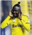  ?? MICHAEL PEREZ/THE ASSOCIATED PRESS ?? Columbus’s Kei Kamara is tied with Giovinco for MLS goal-scoring lead.