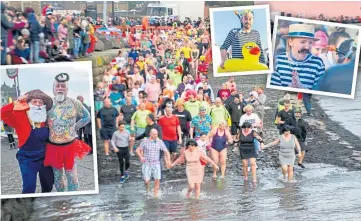  ?? ?? PHIBBIES ARE BACK: The Broughty Ferry Dook will make its return on New Year’s Day.
