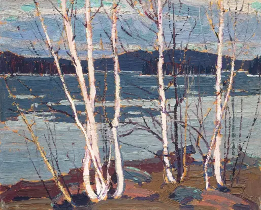  ??  ?? Tom Thomson
Spring in Algonquin Park 1917