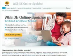  ??  ?? Kostenlos und der deutschen Gesetzgebu­ng unterworfe­n: Bei Web.de und GMX stehen Privatkund­en 2 bis 20 GB Cloudspeic­her kostenlos zur Verfügung.