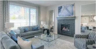  ?? PHOTOS: NUVISTA HOMES ?? The great room in the Kirkwood is a welcoming place for the family to gather.