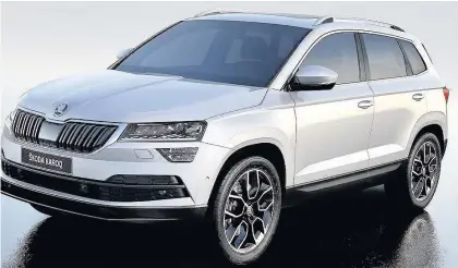  ??  ?? New kid the Skoda Karoq will replace the Yeti