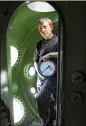  ?? NIELS HOUGAARD / RITZAU 2008 ?? Peter Madsen stands inside the 60-foot-long submarine he built.