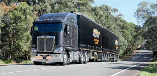  ?? ?? Above: An ongoing evolution. Kenworth’s K model is surely one of the great dynasties of truck design. The famous vista windows are no more.
1) New dash with digital binnacle and AVN in the wrap. 2 & 3) 2.3m and 2.8m (single bunk) Aerodynami­c sleepers.