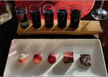  ?? PHOTO COURTESY OF PENNS WOODS WINERY ?? “The chocolates we have in this pairing are incredible,” says Carley Razzi Mack.