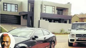  ??  ?? Somizi Mhlongo’s house in Dainfern, Johannesbu­rg, offers the entertaine­r the privacy that he says he cannot get in Soweto.