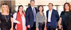  ??  ?? Prima Rosa Gooneratne, Deputy Italian Ambassador for Sri Lanka Allegra Baistrocch­i, Pianoforte Group CEO Francesco Pinto, Ambassador for Italy in Sri Lanka Mannella Rita, Softlogic Holdings PLC Chairman Ashok Pathirage and Softlogic Holdings PLC Group Director Marketing Desiree Karunaratn­e