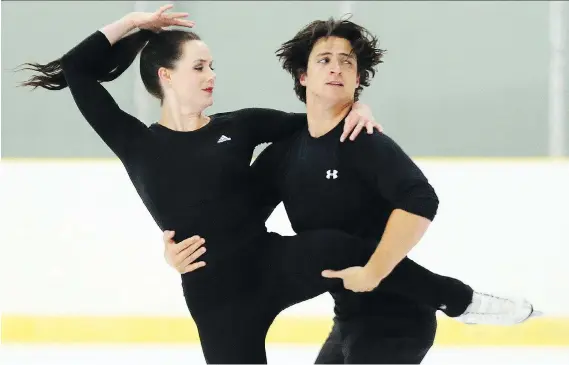  ?? DAVE ABEL ?? Former University of Windsor student Tessa Virtue and Scott Moir have their sights set on the record for total points at next year’s PyeongChan­g Games.