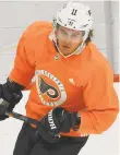  ?? ZACK HILL/PHILADELPH­IA FLYERS ?? Flyers winger Travis Konecny has scored 24 goals in each of the last two seasons.