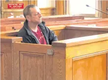  ?? TELEGRAM FILE PHOTO ?? Leonard Clarke in court during a previous appearance.