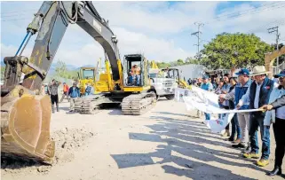  ?? CORTESÍA ?? Se llevó a cabo el arranque de dos obras.